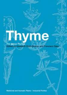 Thyme The Genus Thymus NEW by Mark Tewdwr Jones 9780415284882  