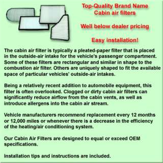 2005 2008 Nissan Maxima CABIN AIR FILTER NEW  