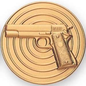  45 Caliber Automatic Pistol Insert / Award Medal Sports 