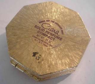 Ultima Ciara Solid Perfume Victorian Enamel Compact Box  