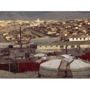  Yurt and Other Temporary Housing Sprawls at the Citys 