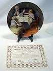 Threading A Needle Norman Rockwell Collector Plate