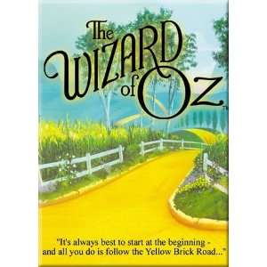  of Oz Follow The Yellow Brick Road Magnet 22984OZ