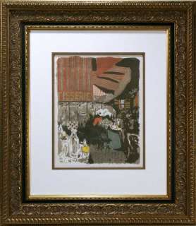 1899 VERY RARE AND EARLY EDOUARD VUILLARD LITHOGRAPH LA PATISSERIE 