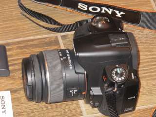 Sony Alpha A230 10.2 MP Digital SLR Camera   Black (Kit & DT 18 55mm 