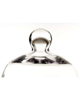 Cloche Bell Jar (2 pcs). Plant Terrarium Glass. H 11.75, Bottom 