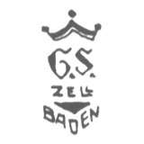 GERMAN MAJOLICA PLATE Georg Schmider Zell 1907   1928  