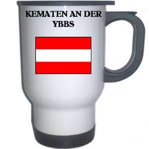  Austria   KEMATEN AN DER YBBS White Stainless Steel Mug 