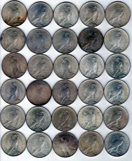 100 Peace Silver Dollars Wholesale Lot #286 Investment Better Group NO 