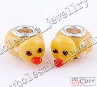 wholesale 36pcs lampwork glass animal beads(K49)  