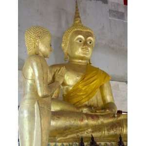  Golden Buddha statue at Khunaram Temple, Island of Ko Samui 