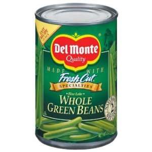 Del Monte Whole Green Beans 14.5 oz  Grocery & Gourmet 
