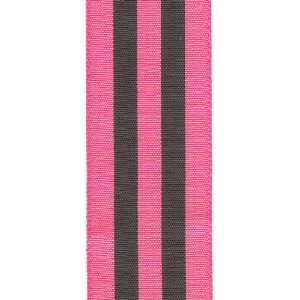  Stripes Craft Ribbon, 7/8 Inch Wide by 50 Yard Spool, Shocking Pink