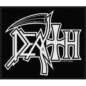  Death Logo Heavy Metal Music Band Woven Patch Everything 
