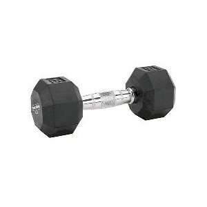 50 lbs. Rubber Coated Dumbbell
