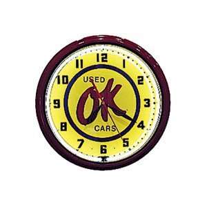  OK Used Cars Neon Clock 20