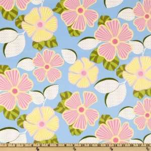  44 Wide Arianna Daisy Diva Blur/Pink Fabric By The Yard 