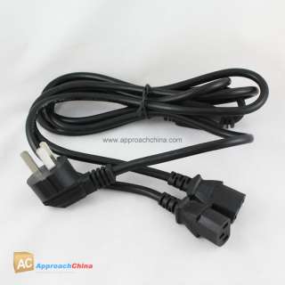 AU Plug Male to 2 Female Splitter AC Power Cord Cable  