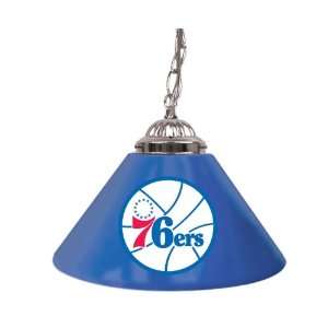 Philadelphia 76ers NBA Single Shade Bar Lamp   14 inch   Game Room 