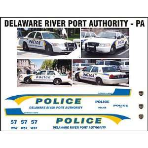   BOZO DELAWARE RIVER PORT AUTHORITY, PA POLICE DECALS
