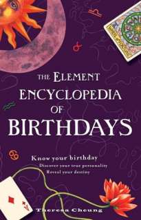   The Element Encyclopedia of Birthdays Know Your 