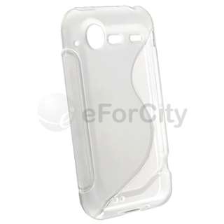 3x TPU Gel Hard Case Cover+Clear Screen Protector For HTC Droid 