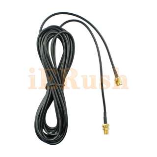 5M WIFI RP SMA FEMALE TO MALE SMA EXTENSION CABLE US  
