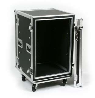 BRAND NEW OSP 16 Space 12 Depth Shockmount Amp Rack Case w/mounting 
