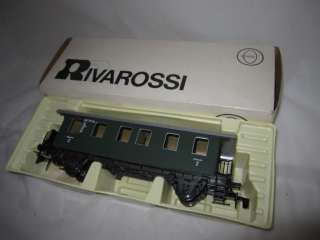 Rivarossi O Scale 2nd Class Old Time Passenger Train Car OB 7786 Gauge 