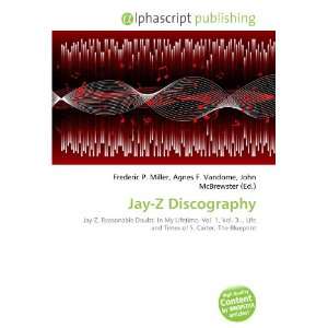  Jay Z Discography (9786132861450) Books