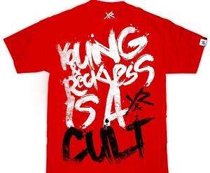 YOUNG & RECKLESS Cult Tee Red Skateboard T Shirt  