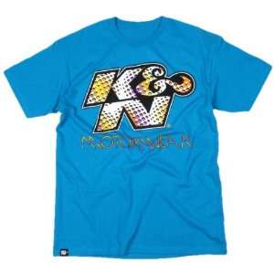  K&N 88 6077 L Turquoise Large T Shirt with Popped Logo 