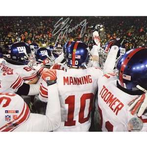  Eli Manning New York Giants   NFC Championship Game Huddle 