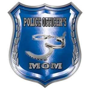 Law Enforcement Police Shield Badge Police Officers Mom Decal   4 h 