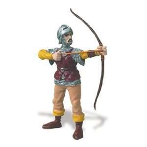  Safari 62002 Knight with Bow & Arrow Miniature  Pack of 6 