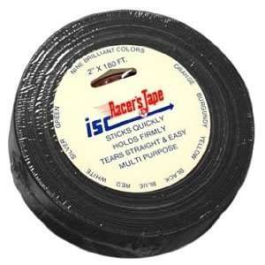  Racers Tape   Black, 2 inch x 180 foot Roll Automotive