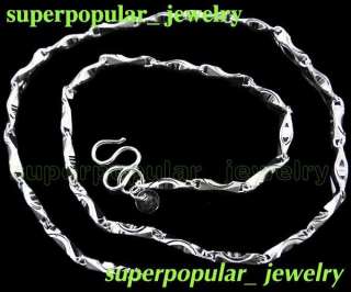 Fashion Chain Necklace silver N131Q  