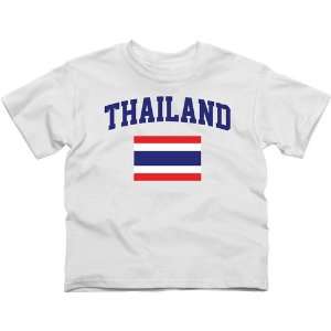  Thailand Youth Flag T Shirt   White