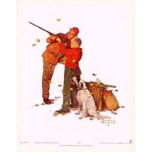  Careful Aim by Norman Rockwell 18x23
