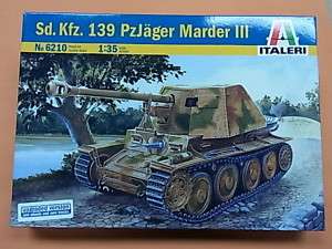 Italeri Sd Kfz 139 Pzjager Marder III 1/35 6210  