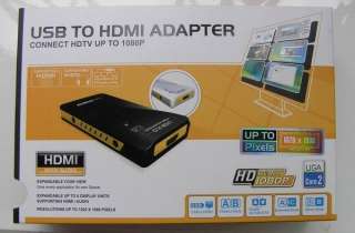 PC TO TV USB 2.0 to HDMI Audio Video Adapter Converter  