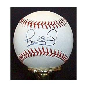  Danys Baez Autographed Baseball   Autographed Baseballs 