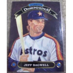 1992 Donruss Jeff Bagwell MLB Baseball Diamond Kings Card  