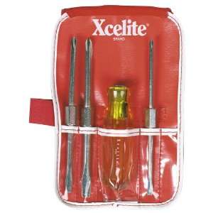 Xcelite CK3 4 Piece Standard and Phillips Screwdriver Pocket Roll Kit 