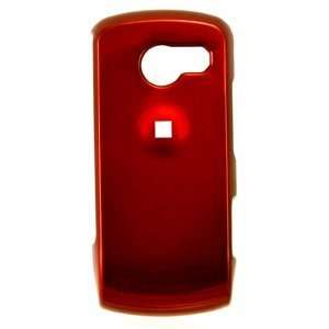   Solid Red Snap on Cover for LG Lyric M375 Cell Phones & Accessories