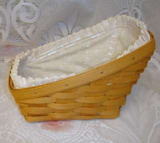Vintage 1997 Longaberger Small Vegetable Basket Combo  