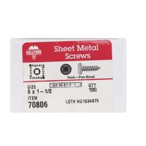   Hillman Zinc Plated Steel Sheet Metal Screws (70806)