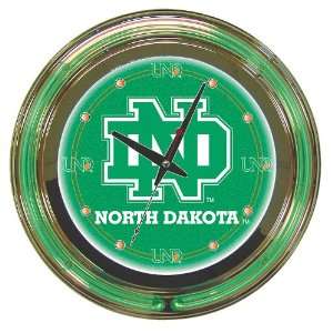 Best Quality University of North Dakota Neon Clock   14 