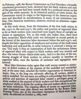 Organized Labor & The Black Worker 1619 1981 By P.Foner 9780717805945 