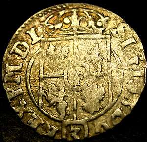 1624 POLAND Sigismund III Medieval SILVER 1/24 THALER  